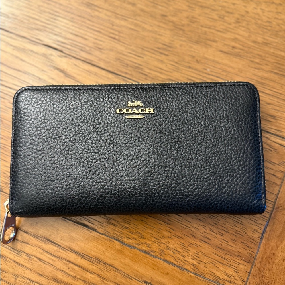 Black Coach Wallet